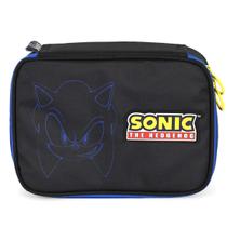Estojo Escolar Sonic 100 Pens Box Infantil Luxcel Ref 49854 Estojo Escolar Sonic 100 Pens Box Infantil Luxcel Ref 49854