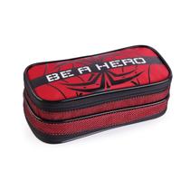 Estojo Escolar Spider 2 Divisórias Herói Aranha Resistente