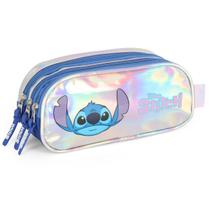 Estojo Escolar Stich 3 Compartimentos Infantil Luxcel Ref 41685 Estojo Escolar Stich 3 Compartimentos Infantil Luxcel Ref 41685