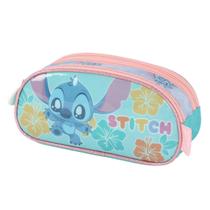 Estojo Escolar Stich 3 Compartimentos Infantil Luxcel Ref 42405 Estojo Escolar Stich 3 Compartimentos Infantil Luxcel Ref 42405