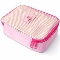 Estojo Escolar Stripes Poliéster Simples Resistente - Estojo Escolar Stripes Poliéster Simples Resistente -