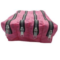 Estojo Escolar Tactel 4 Divisórias Estojo Escolar Tactel 4 Divisórias