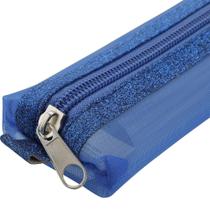 Estojo Escolar Tela Glitter - Office Basics