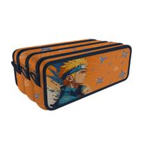 Estojo Escolar Triplo 3 Zíper Naruto AC Bag