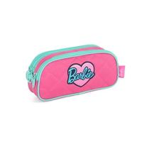 Estojo Escolar Triplo Barbie 3 Divisórias Original Estojo Escolar Triplo Barbie 3 Divisórias Original
