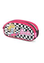 Estojo Escolar Triplo Barbie Skate Radical Preto - Luxcel