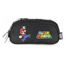 Estojo Escolar Triplo Bolsinha Porta Lápis Super Mario Estojo Escolar Triplo Bolsinha Porta Lápis Super Mario