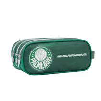 Estojo Escolar Triplo com 3 divisórias futebol Palmeiras Original Estojo Escolar Triplo com 3 divisórias futebol Palmeiras Original