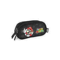 Estojo Escolar Triplo Super Mario Bros 3 Divisórias Original Estojo Escolar Triplo Super Mario Bros 3 Divisórias Original