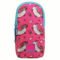 Estojo Escolarr Soft College Com Elástico Container Fun Dogs Estojo Escolarr Soft College Com Elástico Container Fun Dogs