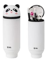 Estojo estampado silicone base retrátil 1 ziper panda-et0842 brw