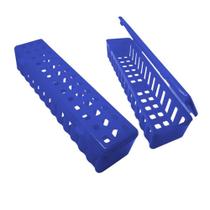 Estojo Esterilização Perfurado Sterilys 2 Un. Azul Lysanda