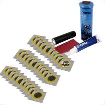 Estojo Ev01 Reparo Camara Ar Bike Moto 30 Remendos 30mm Estojo Ev01 Reparo Camara Ar Bike Moto 30 Remendos 30mm