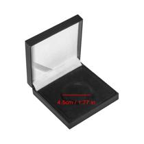 Estojo Expositor Para Moedas Colecionáveis Pretas, Caixa De Armazenamento Para Decoração De Casa E