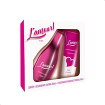 Estojo Feminino Lamour Pink 200ml + Hidratante 100ml