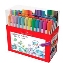 Estojo Fine Pen com 48 cores - Faber Castell Estojo Fine Pen com 48 cores - Faber Castell
