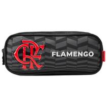 Estojo Flamengo Duplo Escolar Xeryus Preto