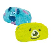 Estojo Fluffy Pelúcia Monstros S.A 2 Lados DAC Grande Disney Volta as Aulas Material Escolar Fofinho