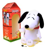 Estojo Fluffy Snoopy Pelúcia Dac Cachorro Branco