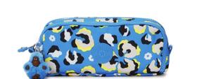Estojo Gitroy Leopard Floral Azul 13560p Kipling Estojo Gitroy Leopard Floral Azul 13560p Kipling
