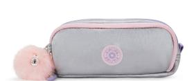 Estojo Gitroy Silver Glow Prata Kipling Estojo Gitroy Silver Glow Prata Kipling