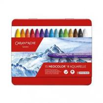 Estojo Giz Aquarelável Caran d Ache Neocolor II 15 Cores