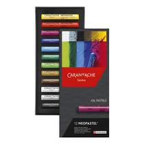 Estojo Giz Oleoso Neopastel Caran D'ache com 12 Cores