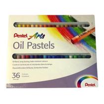 Estojo Giz Pastel Oleoso 36 Cores Pentel