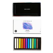 Estojo Giz Pastel Seco com 12 Cores 689166 Artools