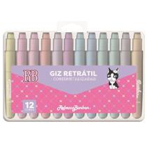 Estojo Giz Retrátil 12 Cores Metalizadas Rebecca Bonbon Estojo Giz Retrátil 12 Cores Metalizadas Rebecca Bonbon