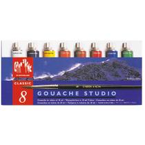 Estojo Gouache Studio Caran d'Ache 08 Cores em Bisnagas