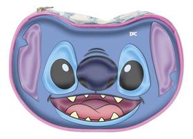 Estojo Grande Em Pvc Cristal Formato Exclusivo Disney Stitch - Dac