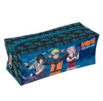 Estojo Grande Em Pvc Cristal Naruto 4419 Azul