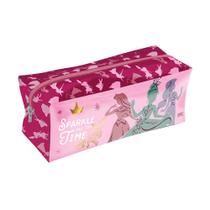 Estojo grande em PVC Cristal Princesas Dac