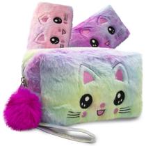 Estojo Grande Feminino Escolar Box Necessaire Super Espaçosa Estojo Grande Feminino Escolar Box Necessaire Super Espaçosa
