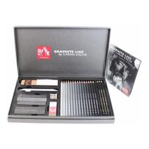Estojo Graphite Caran D Ache Profissional Gift Box Presente Estojo Graphite Caran D Ache Profissional Gift Box Presente