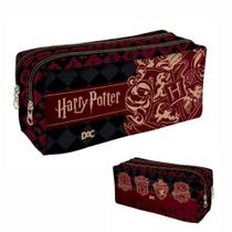 Estojo Harry Potter Duplo 2 Zípers Escolar Hogwarts Dac Estojo Harry Potter Duplo 2 Zípers Escolar Hogwarts Dac