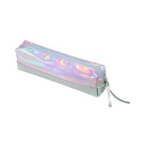 Estojo holográfico azul e verde linha soul 1 ziper - brw