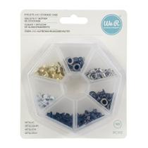 Estojo Ilhos Metálicos 141 Peças Eyelets Case We R Memory Keepers 660385