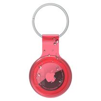Estojo impermeável Airtag Holder Pautas, pacote com 4 unidades, vermelho Estojo impermeável Airtag Holder Pautas, pacote com 4 unidades, vermelho