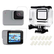 Estojo impermeável D&F para GoPro HERO7 branco e prata Estojo impermeável D&F para GoPro HERO7 branco e prata