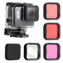 Estojo impermeável SOONSUN para GoPro Hero 7/6/5 preto