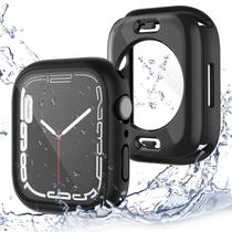 Estojo impermeável Yolovie, pacote com 2 unidades, para Apple Watch Series 9, 8, 7, 45 mm