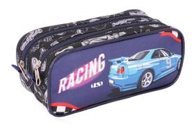 Estojo Infantil Duplo LS Carros Racing - EE2151 Estojo Infantil Duplo LS Carros Racing - EE2151