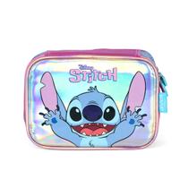 Estojo Infantil Escolar Box 36 Elásticos Stitch Disney Estojo Infantil Escolar Box 36 Elásticos Stitch Disney