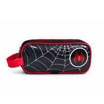 Estojo Infantil Escolar Duplo Reforçado Premium Menino Masculino Sereia Cristal Juvenil Grande