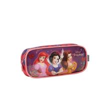 Estojo Infantil Escolar Princesa Disney Bolso Simples Grande
