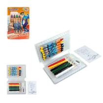Estojo Infantil Escolar Wellmix Hero Squad 18 Peças com Lápis de Cor, Gizes de Cera e Acessórios Estojo Infantil Escolar Wellmix Hero Squad 18 Peças com Lápis de Cor, Gizes de Cera e Acessórios