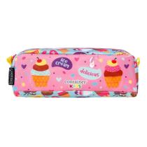 Estojo Infantil Feminino Container Kids Ice Cream 13059