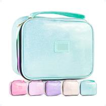 Estojo Infantil Grande Box Organizador Escolar Tecido Brilho Estojo Infantil Grande Box Organizador Escolar Tecido Brilho